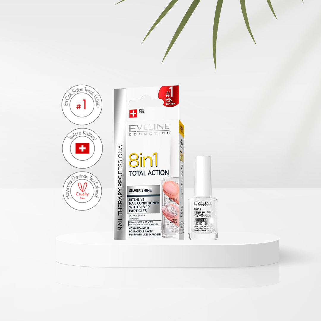 Eveline Gümüş Parlak Etkisi İle Kırılma Karşıtı Bakım Ürünü 12 Ml