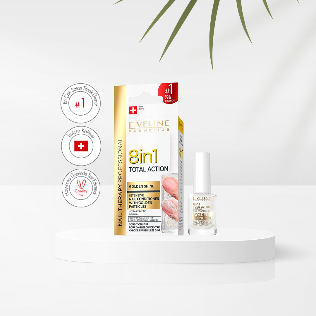 Eveline Altın Parlak Etkisi İle Kırılma Karşıtı Bakım Ürünü 12 Ml