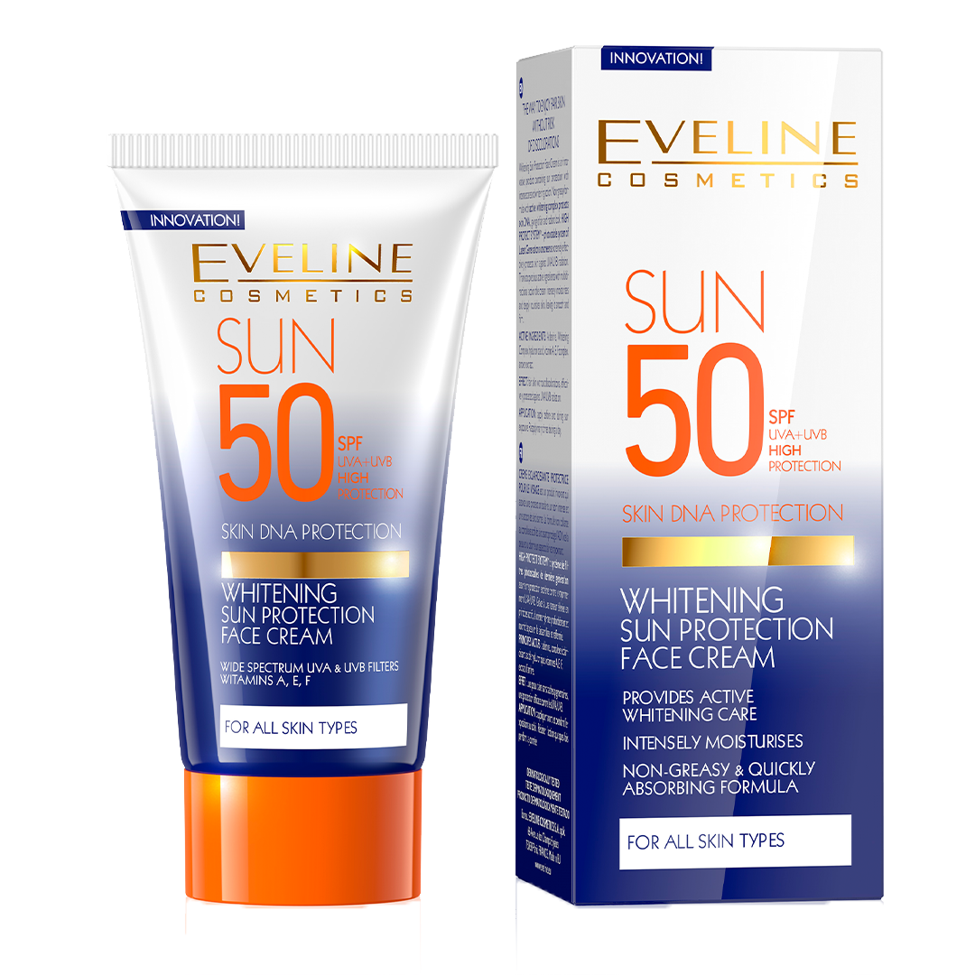 Eveline Beyazlatıcı Güneş Koruyucu Yüz Kremi SPF 50