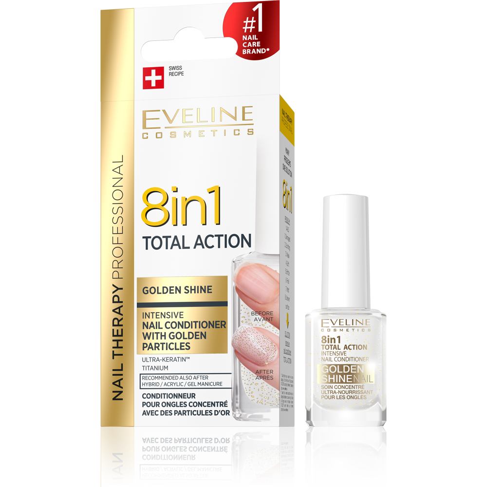 Eveline Altın Parlak Etkisi İle Kırılma Karşıtı Bakım Ürünü 12 Ml