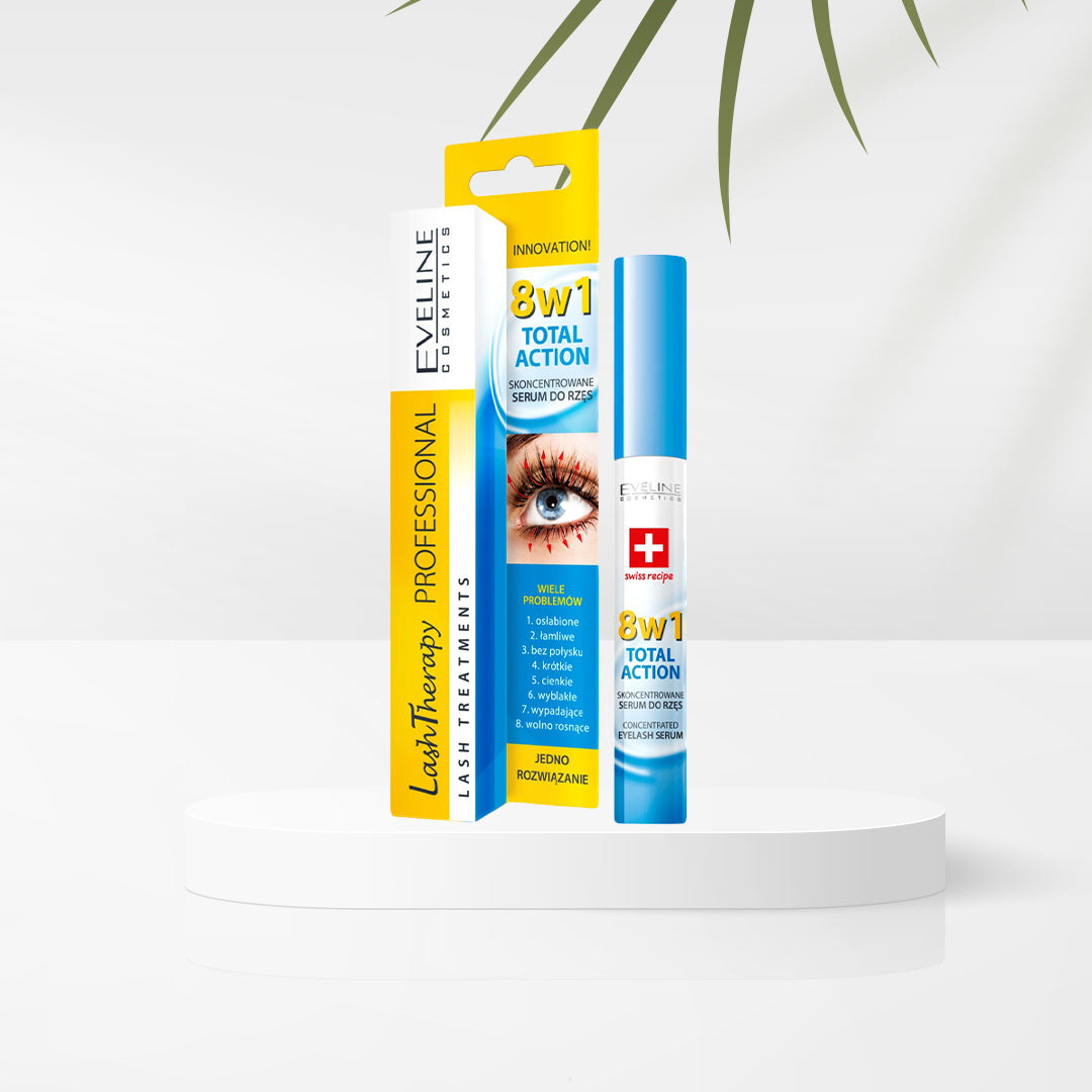 Eveline 8in1 Total Action Konsantre Kirpik Serumu 10 Ml